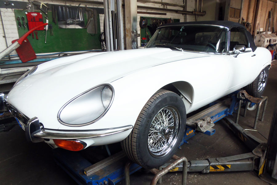 Restaurierung Jaguar Oldtimer